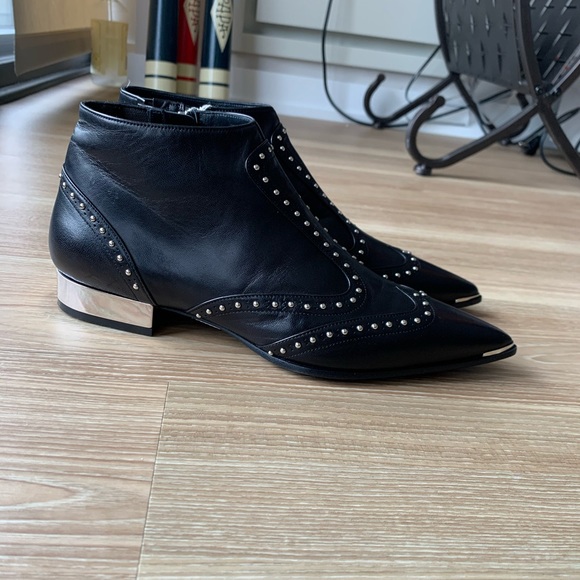 Barbara Bui Paris 10M(40) pointed toe studded boot - Picture 6 of 10